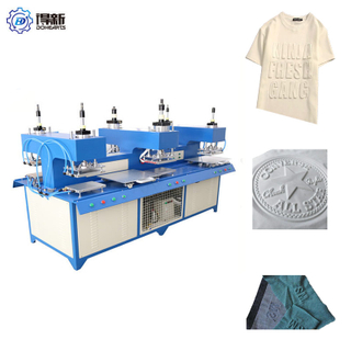 Silicone Fabric Embossing Machine For Garment